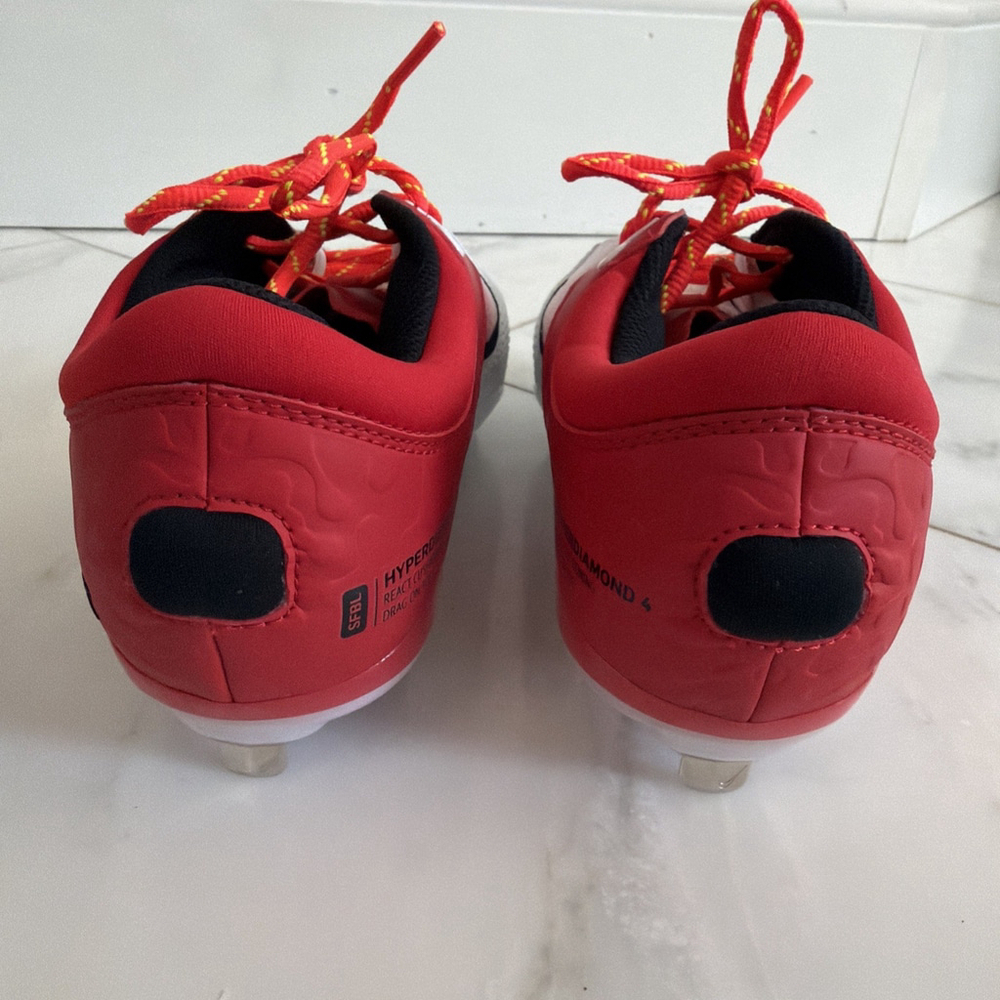 Nike React Hyperdiamond 4 Renew Softball Cleats Women’s 8 CZ5917-600 New W/O Box - Picture 7 of 10